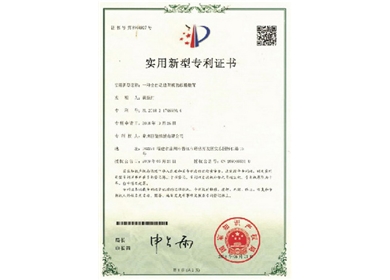  實(shí)用新型專(zhuān)利證書(shū)