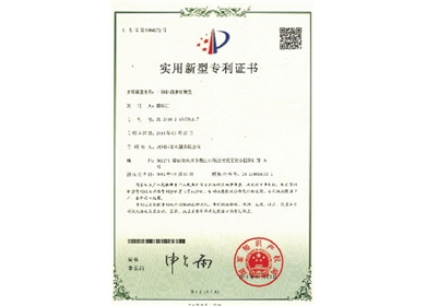  實(shí)用新型專(zhuān)利證書(shū)