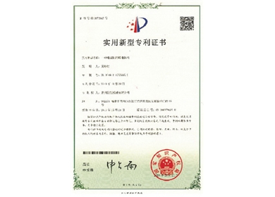  實(shí)用新型專(zhuān)利證書(shū)